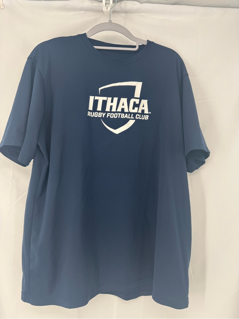 Ithaca Rugby Football Club Navy Short-Sleeve Graphic Tee 0272